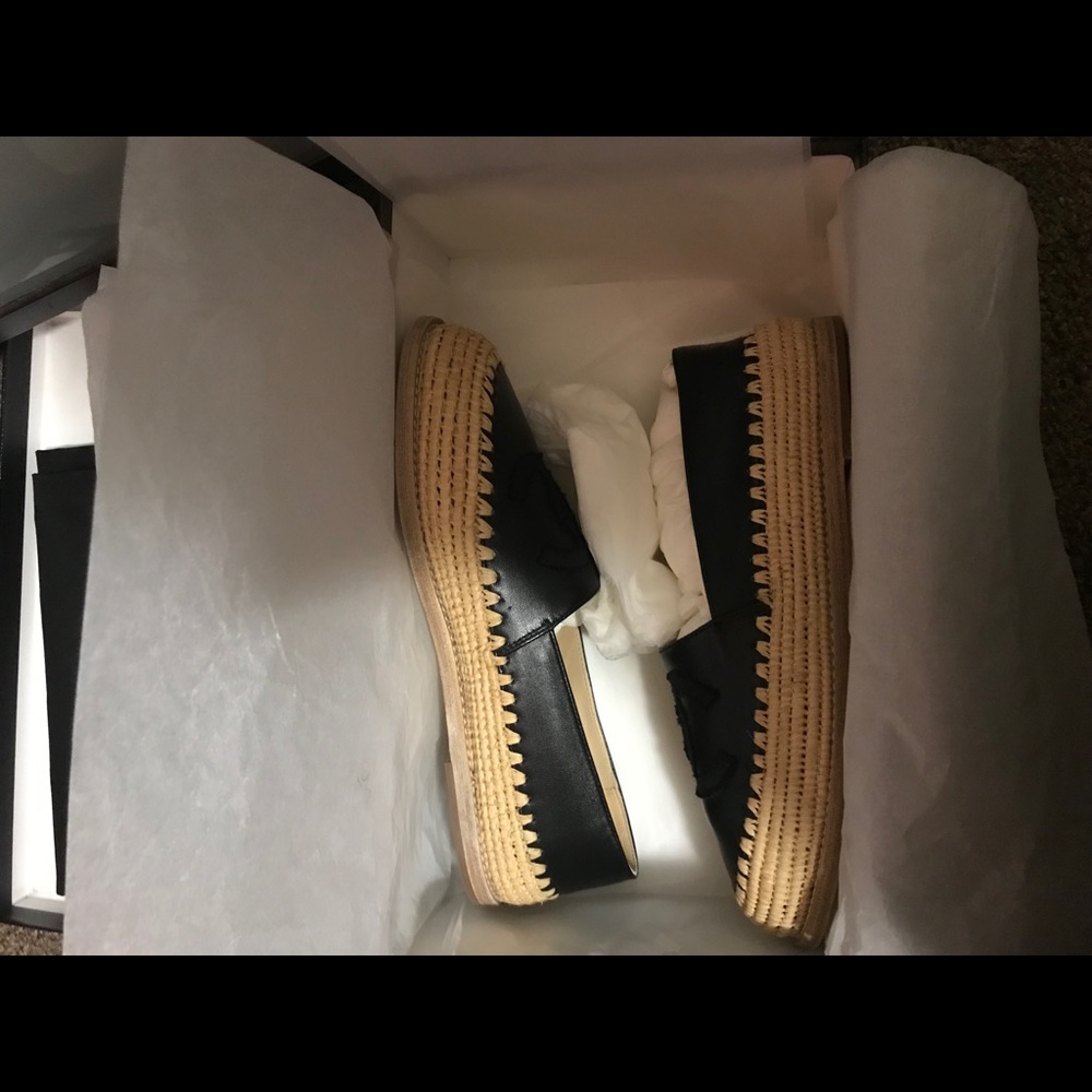 Lamb skin CC Espadrilles 36 Black - Picture 3 of 6